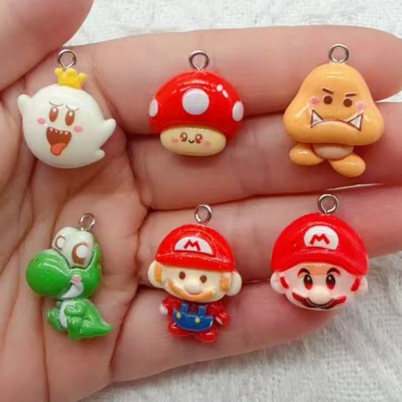 Resin - 10pcs resin cartoon pendant, DIY jewelry