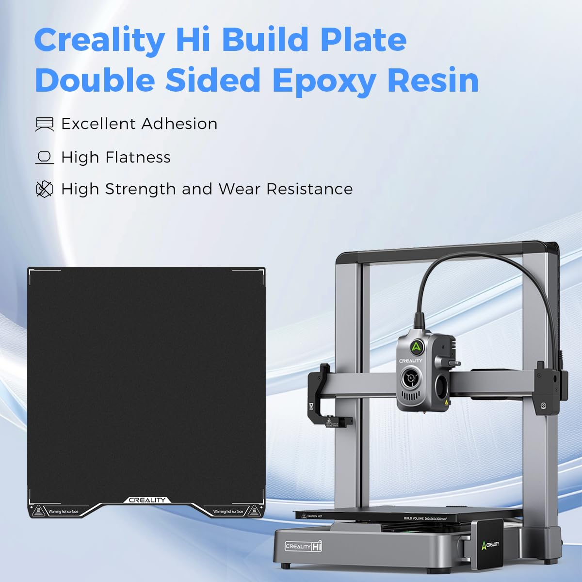 Creality Hi Epoxy Resin Build  - đánh giá và giá 3D Printer Bed