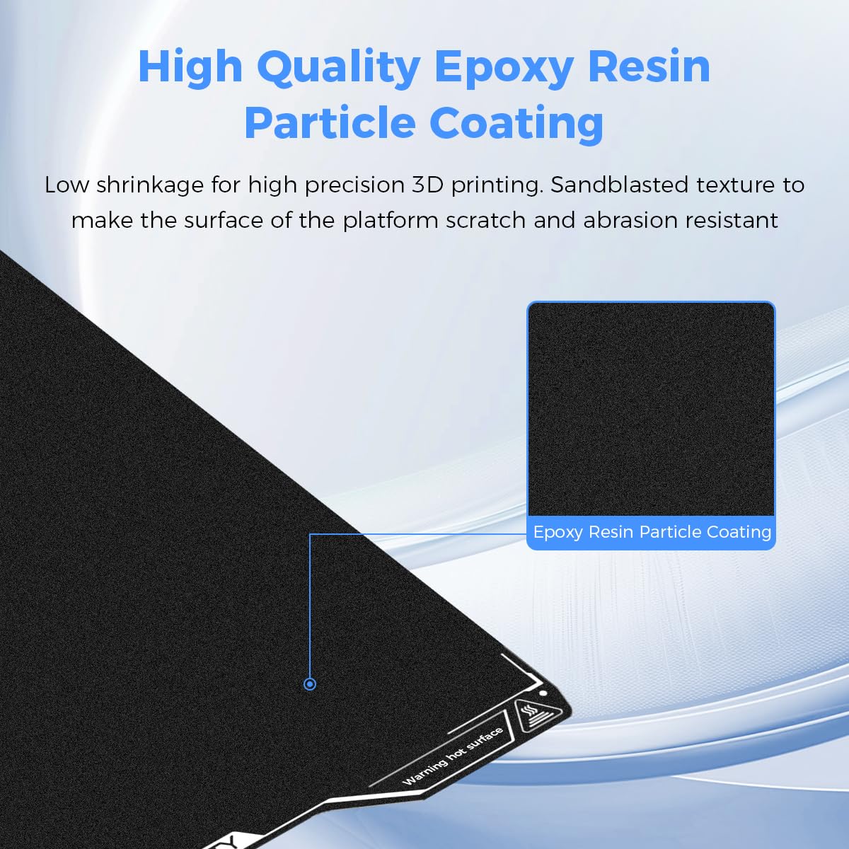 Creality Hi Epoxy Resin Build  - đánh giá và giá 3D Printer Bed