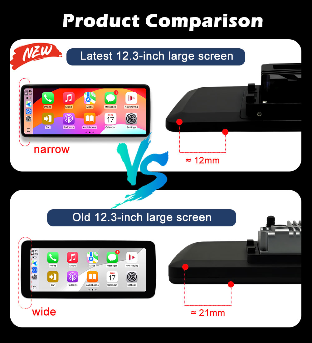 12.3inch QLED 2400*900P Wirele - đánh giá và giá Cr Touch