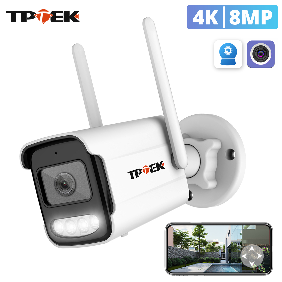 8MP 4K IP Camera Wifi Surveill - đánh giá và giá Btt Skr Mini