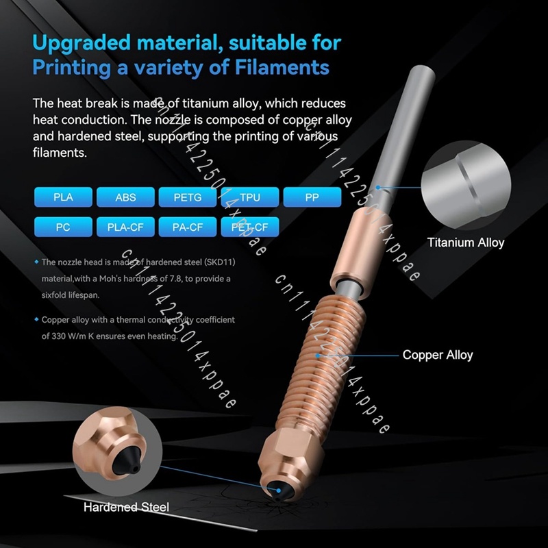 For Creality K1/K1 Max/K1C 3D  - đánh giá và giá Printer Nozzle