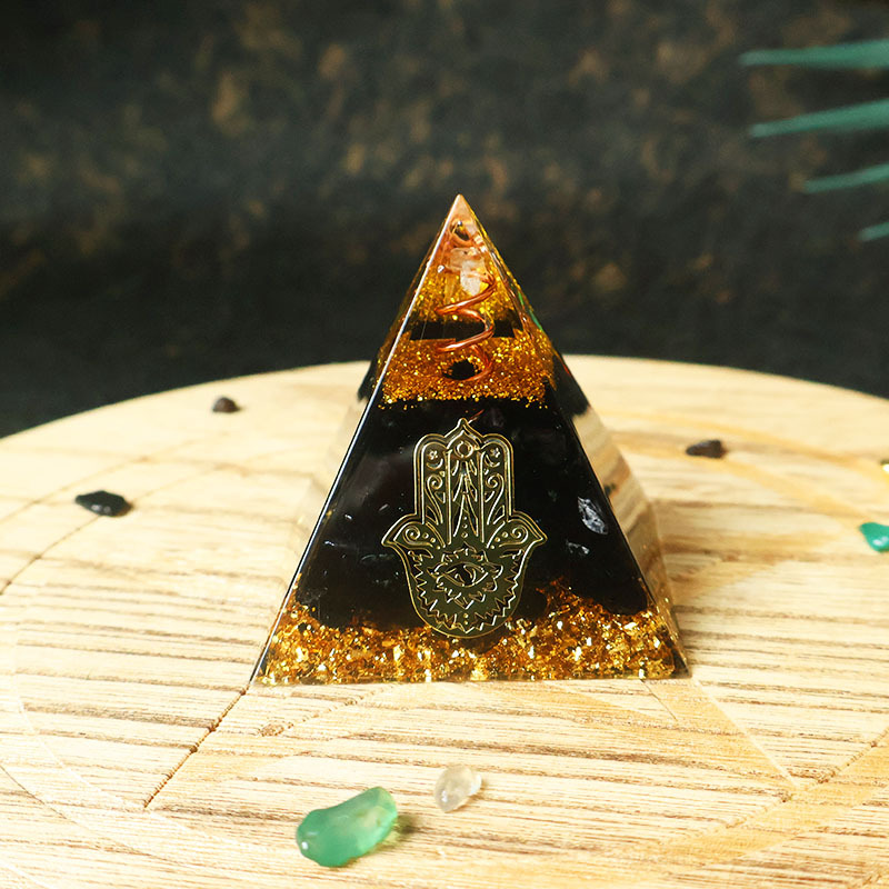 Hamsa Hand Resin Crystal Pyram - đánh giá và giá Resin