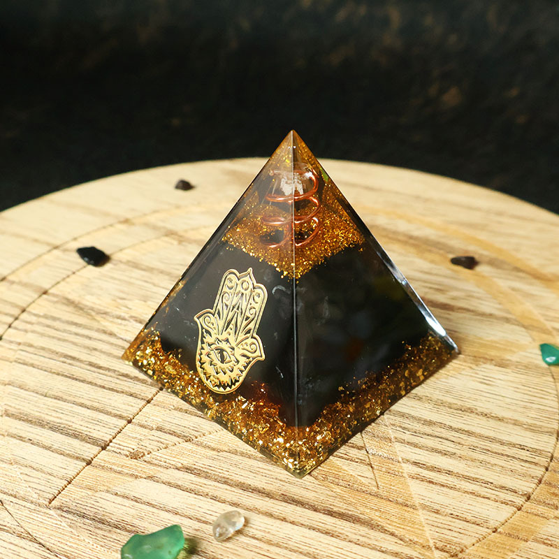 Hamsa Hand Resin Crystal Pyram - đánh giá và giá Resin