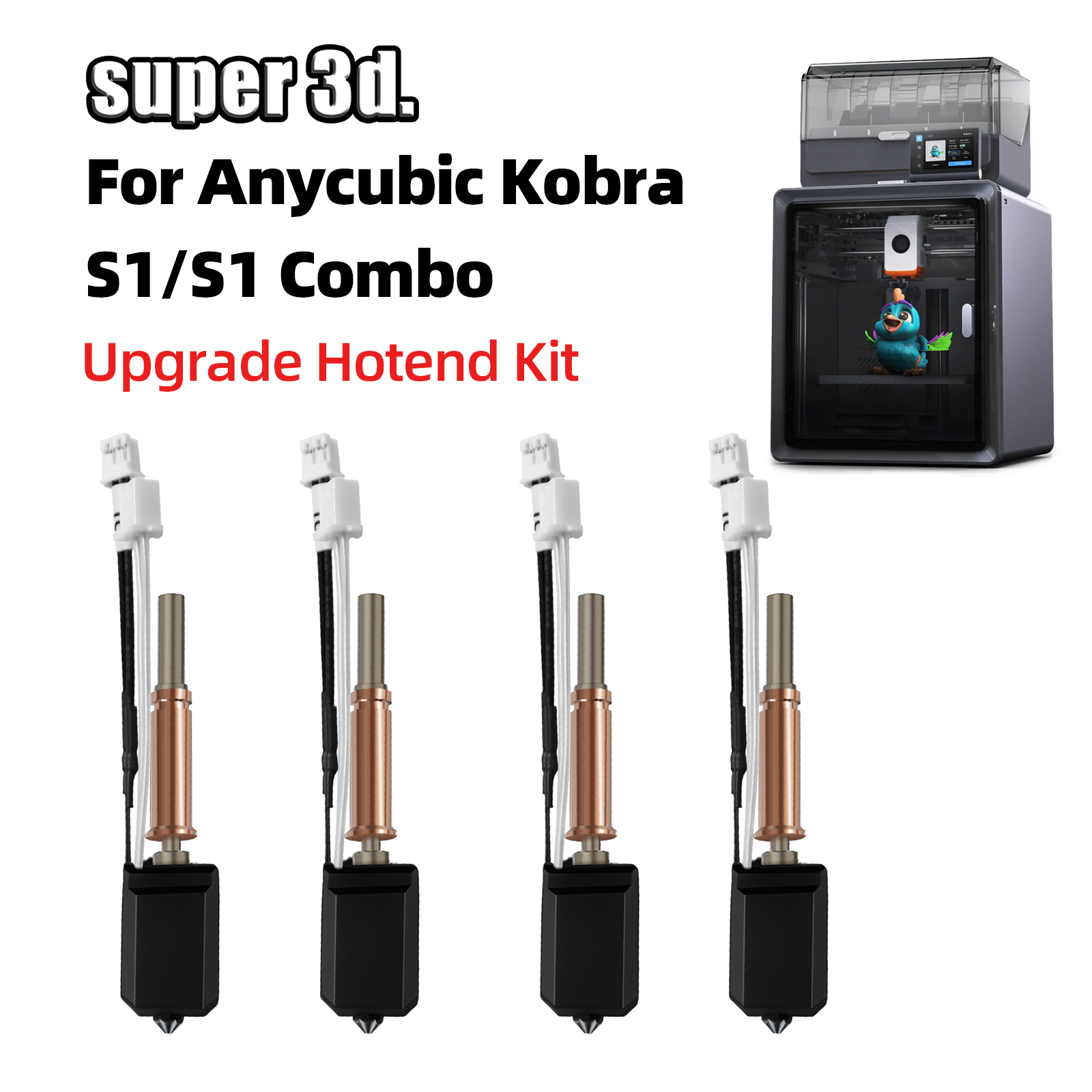 For Anycubic Kobra S1 Hotend K - đánh giá và giá Hotend 0.4Mm