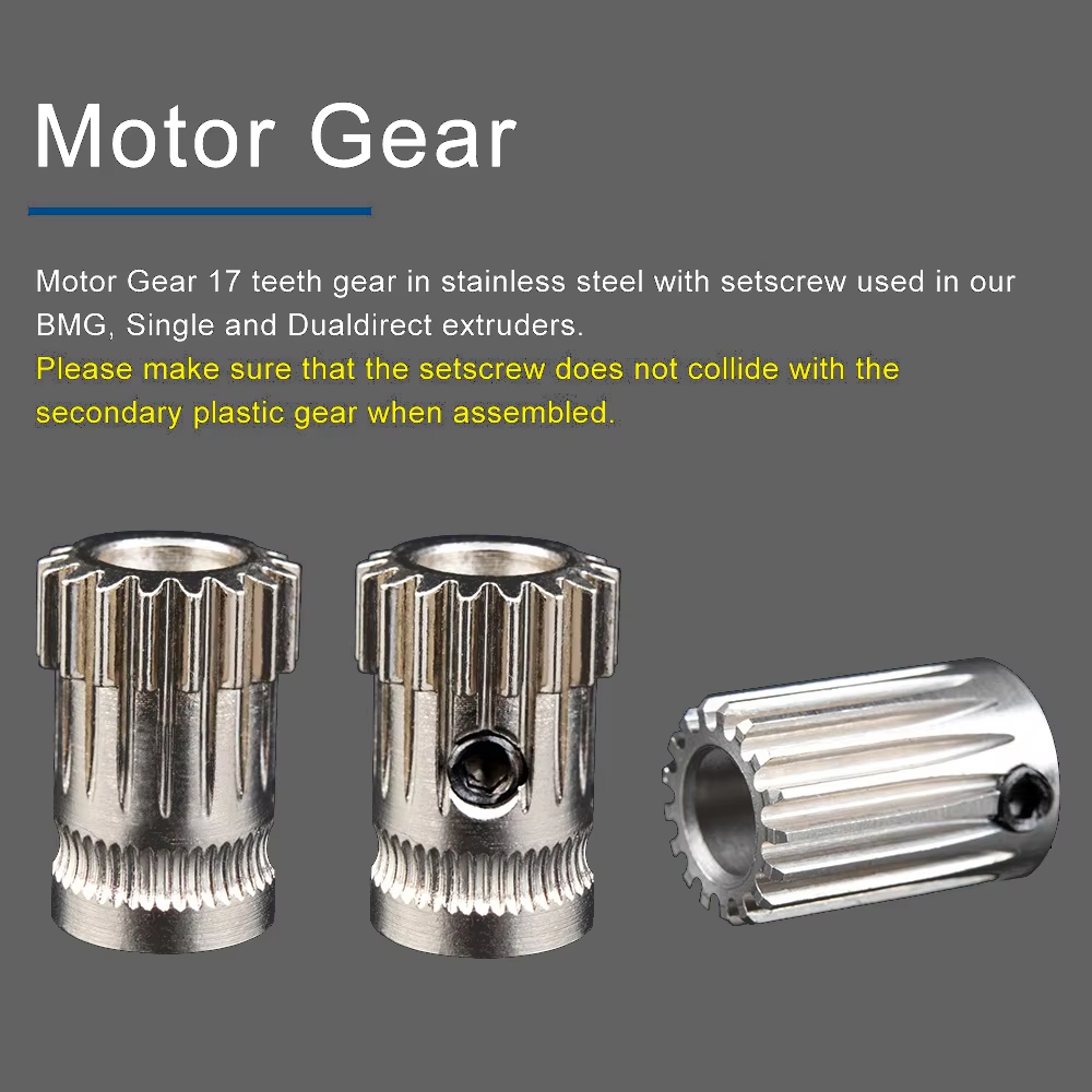 Dual Drive Gear Hardened Steel - đánh giá và giá Direct Drive Extruder