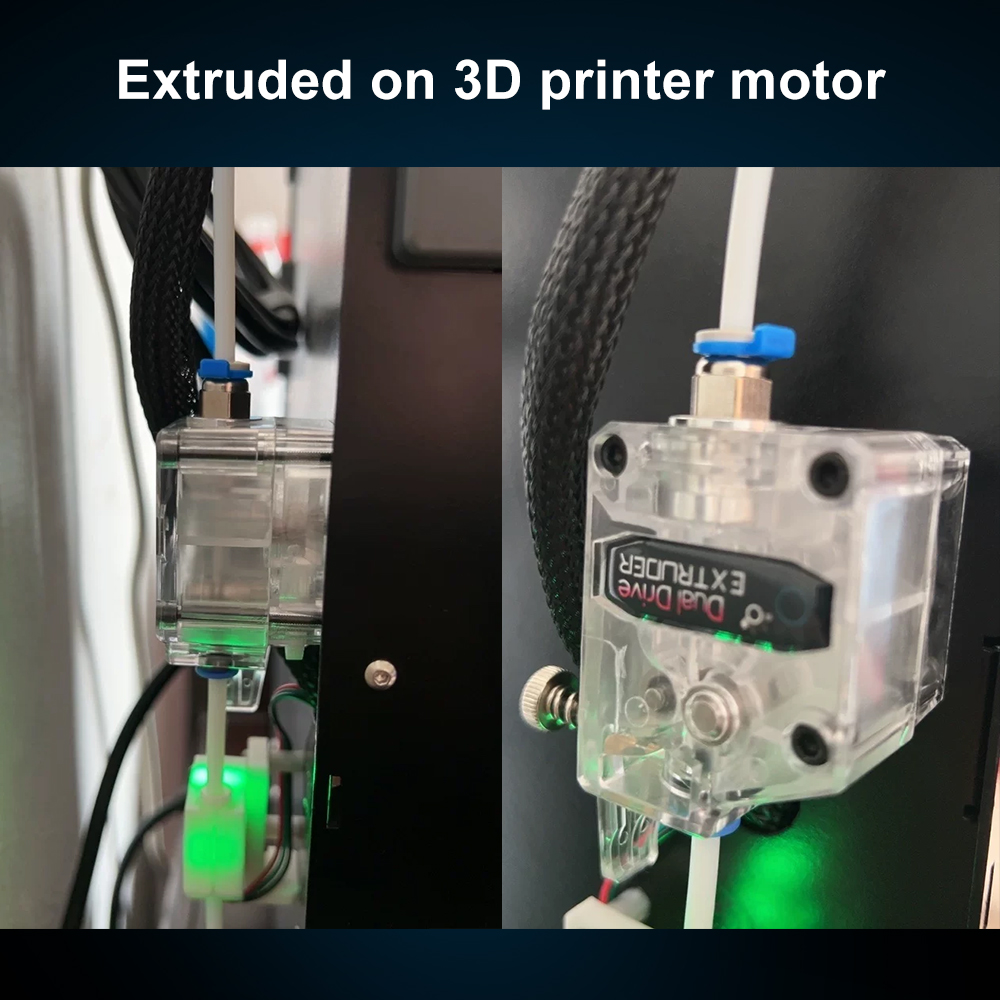 Transparent DDB Dual Drive Gea - đánh giá và giá Direct Drive Extruder