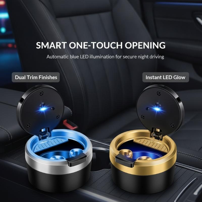 【CR】Car Ashtray Smokeless Flam - đánh giá và giá Cr Touch