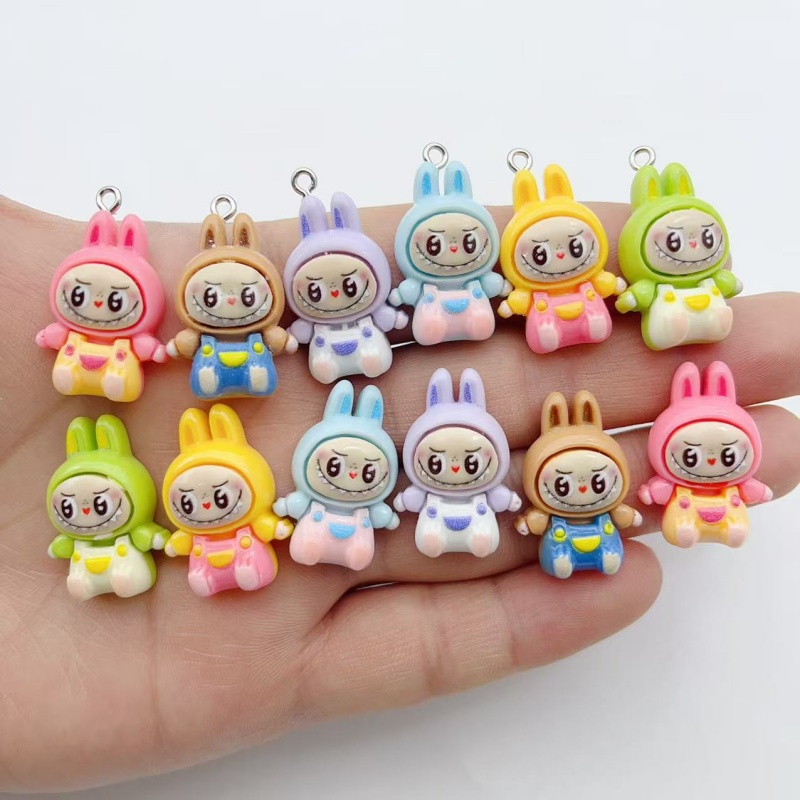 10Pcs Kawaii Rabbit Strawberry - đánh giá và giá Resin