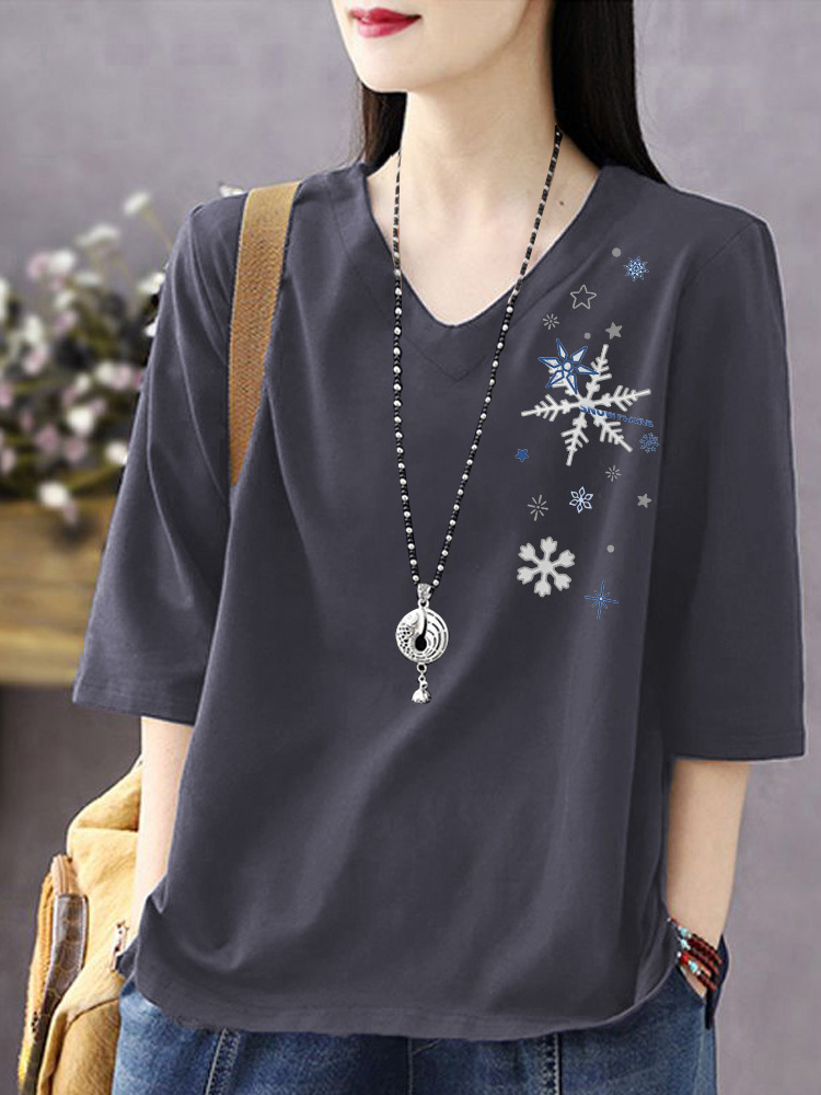 Pure Cotton V-Neck 3/4 Sleeve  - đánh giá và giá Resin Vat