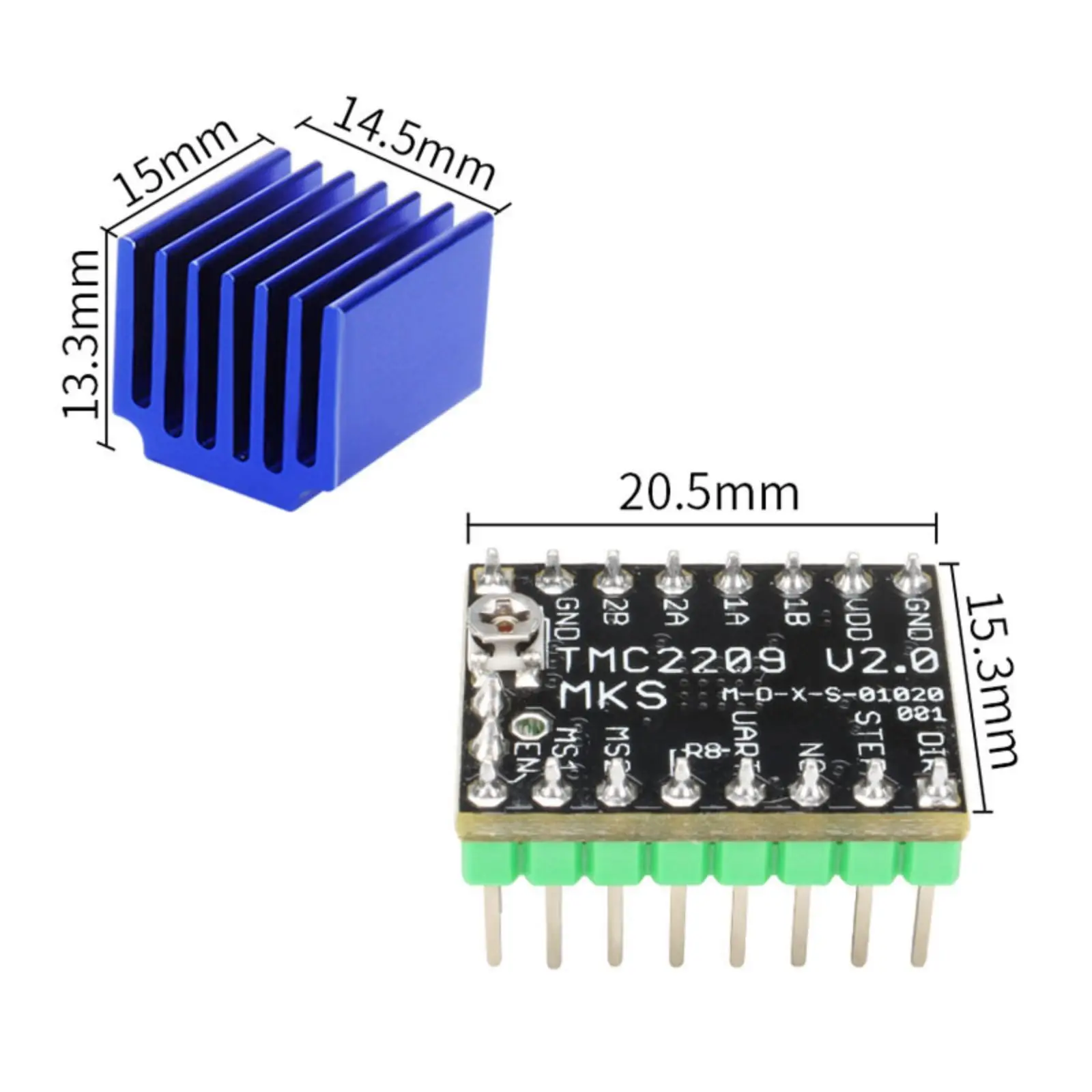 MKS TMC2209 V2.0 Stepper Motor - đánh giá và giá Mks Sgen