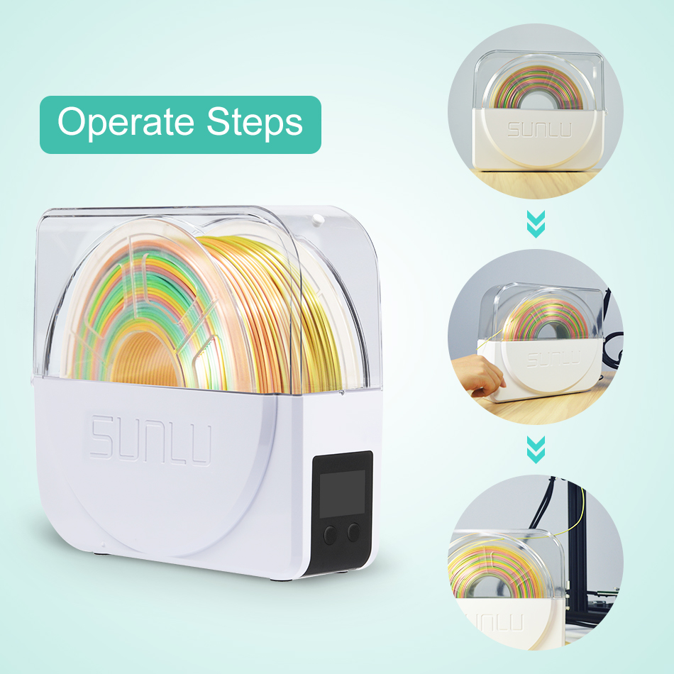 SUNLU 3D Dây Tóc Khô Hộp S1 PL - đánh giá và giá Filament 1.75