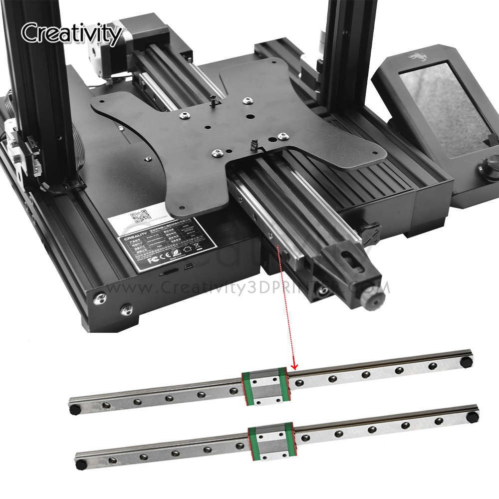 Ender3/V2/ Pro Nâng Cấp Y Trục - đánh giá và giá Linear Rail Mgn12H Set