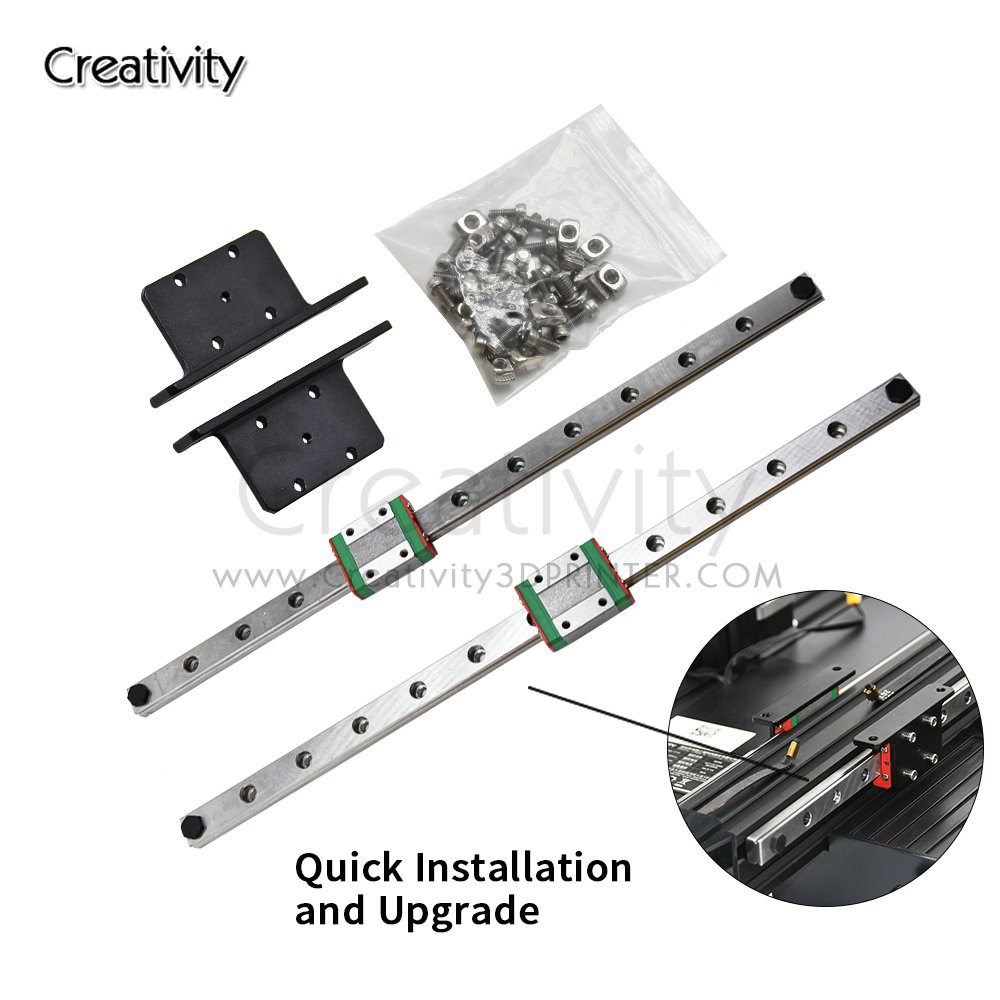 Ender3/V2/ Pro Nâng Cấp Y Trục - đánh giá và giá Linear Rail Mgn12H Set